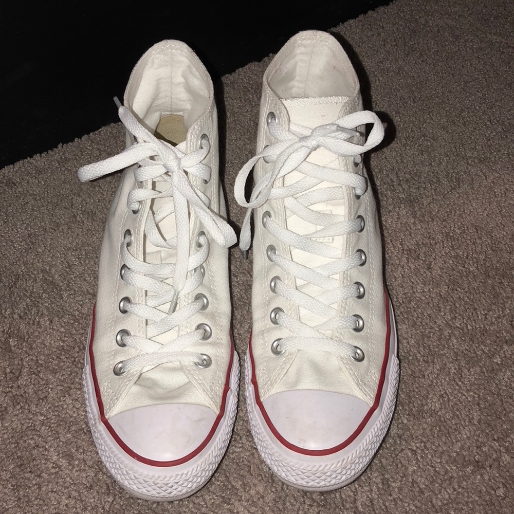 White High Top Converse